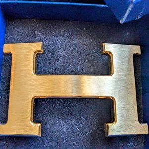 Hermes Men's Permabrass Constance H Buckle for size 38 mm belt